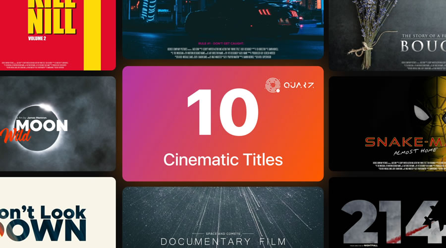 Кинематографические титры DaVinci Resolve