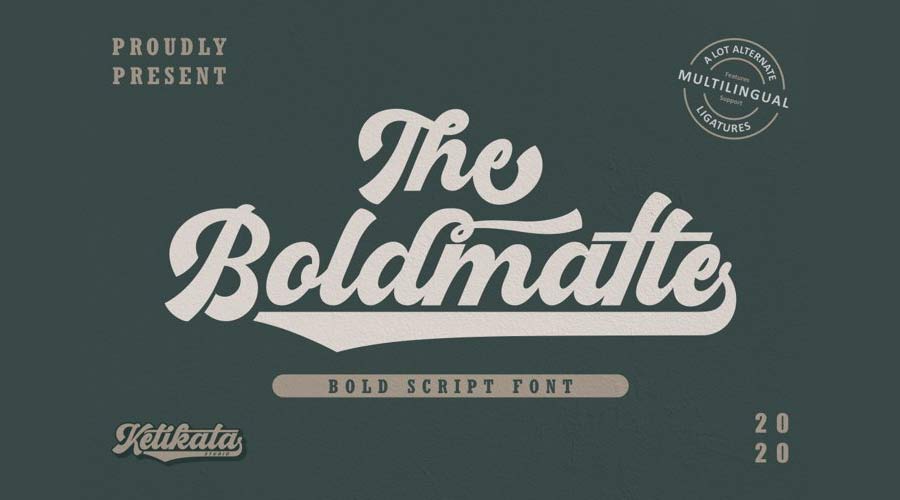 Шрифт Boldmatte