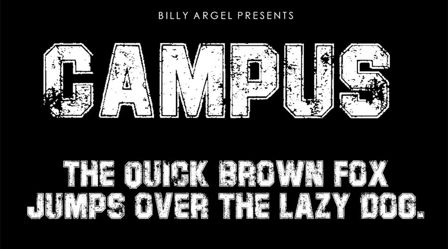 Шрифт CAMPUS