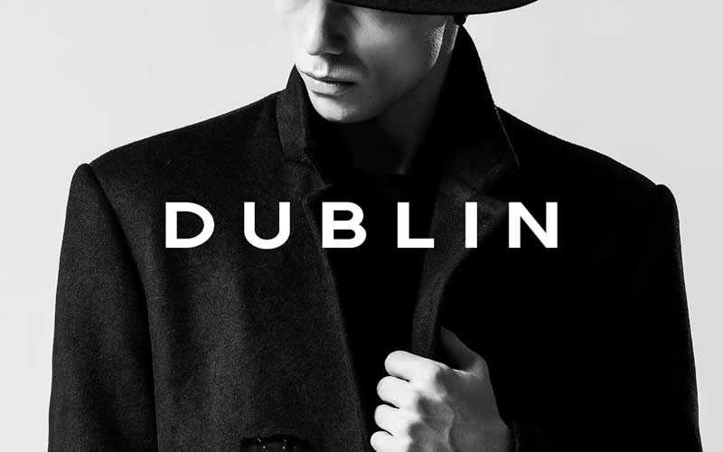 Dublin Minimal Display Шрифт дизайн шрифта типографика