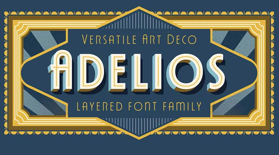 Шрифт Adelios (свободный вес)