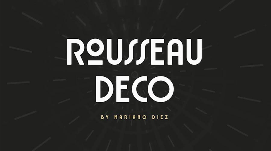 Бесплатный шрифт Rousseau Deco